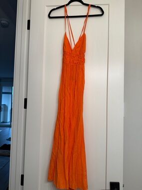 Zara orange dress